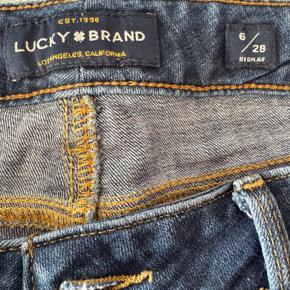 Lucky Brand Lolita Bootcut‎ Jeans Blue Wash Size 6 28 Regular - Picture 3 of 8